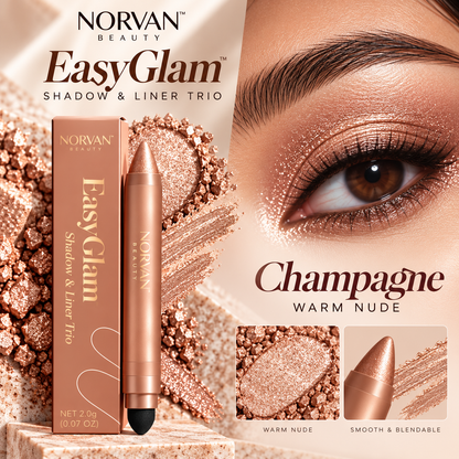 NORVAN Beauty™ EasyGlam Shadow & Liner Trio