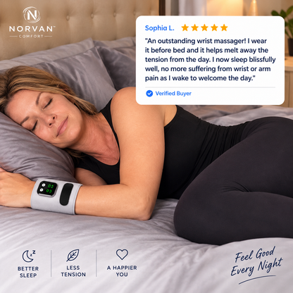 NORVAN™ Comfort — EMS Pulse Wrist & Hand Massager