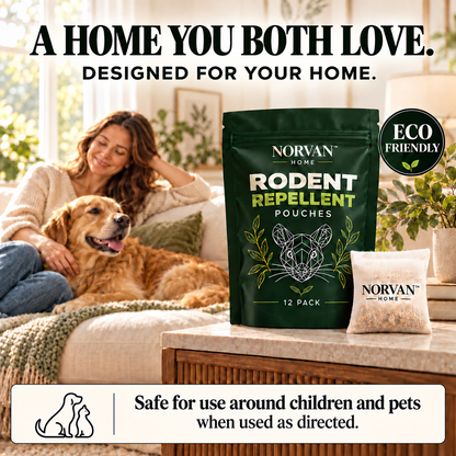 NORVAN™ Rodent Repellent Pouches – 12 Pack