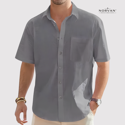NORVAN™ Linen Performance Shirt – Breathable & Moisture-Wicking