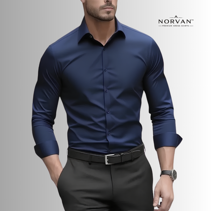 NORVAN™ Performance Shirt – Athletic Fit & Wrinkle Resistant
