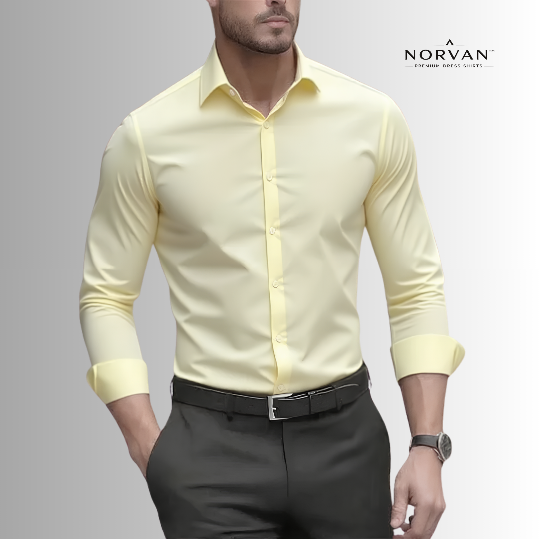 NORVAN™ Performance Shirt – Athletic Fit & Wrinkle Resistant