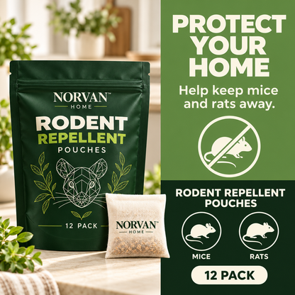 NORVAN™ Rodent Repellent Pouches – 12 Pack
