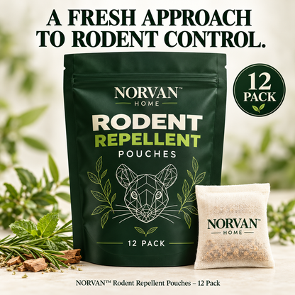 NORVAN™ Rodent Repellent Pouches – 12 Pack